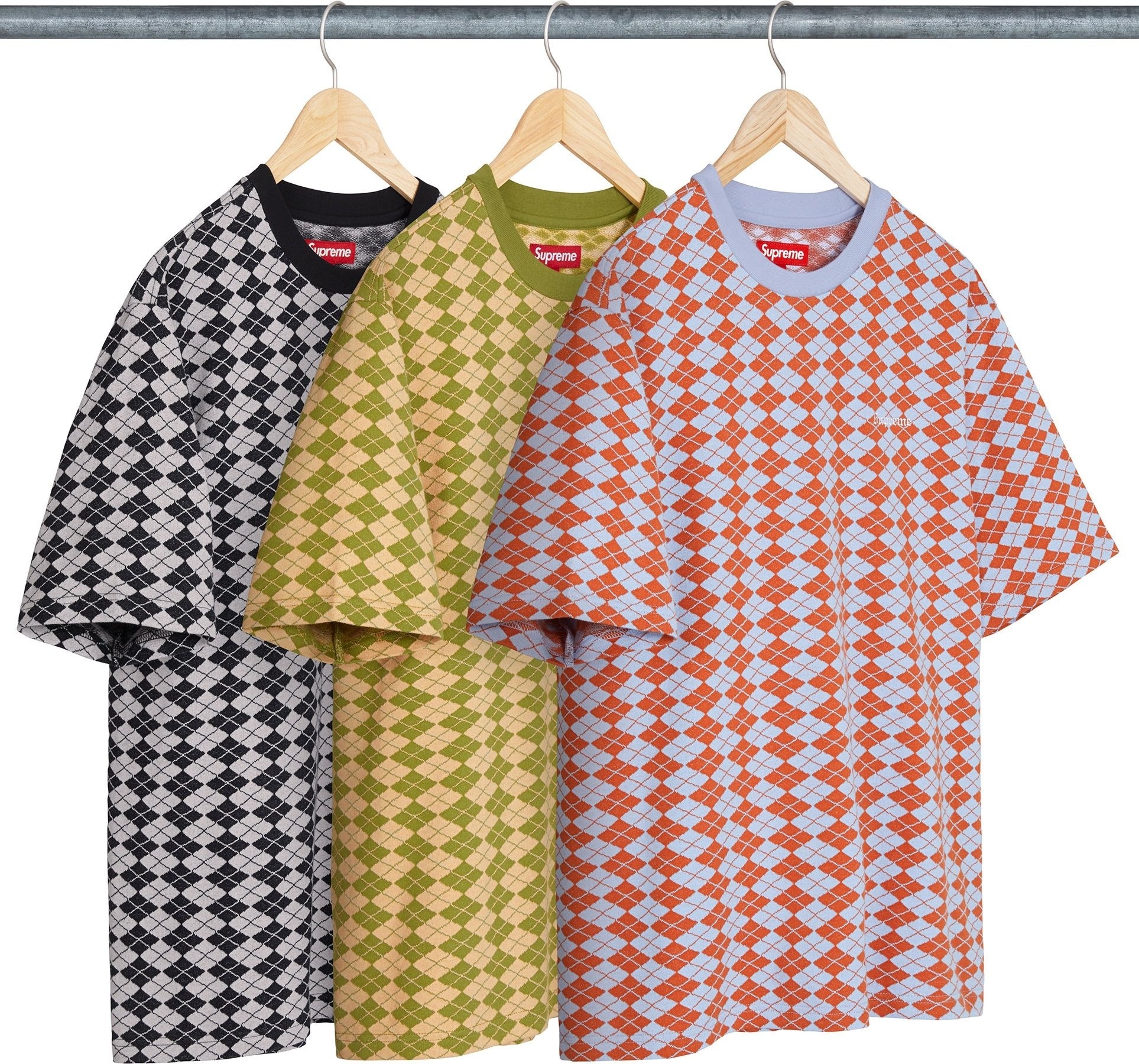 Diamond Jacquard S/S Top